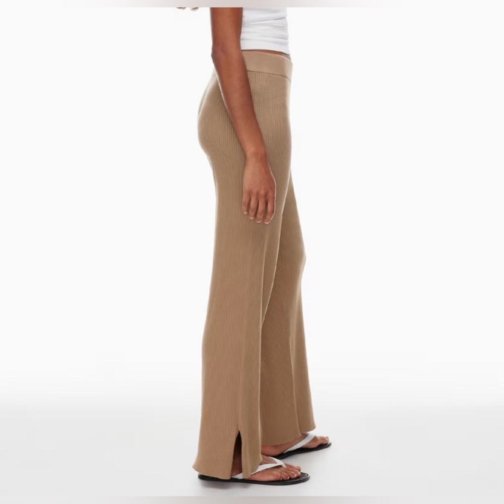 Aritzia Wilfred Midday Pant relaxed wide-leg, pull-on knit pant Sz XL